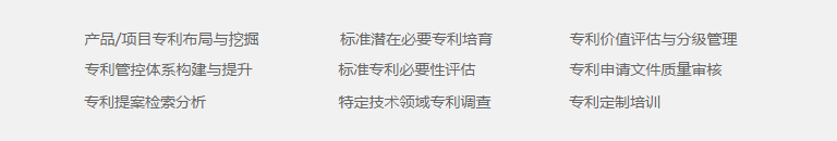 高价值专利培育板块的核心业务包括