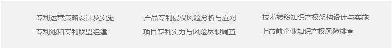 高价值专利运营板块的核心业务包括
